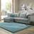 Dunelm Cosy Soft Blue 80x150cm