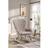 Living and Home Modern Terry Cloth Diamond Check Rocking Chair