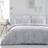 Dunelm Belle Duvet Cover Grey (200x135cm)