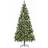 vidaXL Illuminated Green/White Christmas Tree 210cm