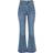 Urban Classics Women's High Waist Flared Jeans - Washed Denim