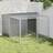 vidaXL Dog House with Run 153 x 194 x 110 cm