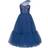 Milla Blue One-Shoulder Cocktail Tulle Dress