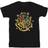 Harry Potter Christmas Crest Cotton T-shirt - Black