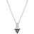 Swarovski Stilla Pendant Necklace - Silver/Black/Transparent