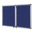 Bi-Office Enclore Fire Retardant Lockable Notice Board 243x123cm