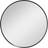 Homcom Circle Black Wall Mirror 61cm