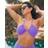 Understatement Strappy Bandeau Bikini Top Electric Lilac