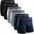 Danish Endurance Classic Trunks 6-pack - Black/Grey/Navy