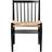 FDB Møbler J80 Black/Natural Kitchen Chair 82cm