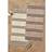 Catherine Lansfield Banded Stripe Bath Towel Natural, Beige, Black (150x)