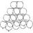 Premier Housewares Pyramid Silver 17 x 41 x 36 cm Wine Rack