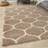 THE RUGS Myshaggy Collection Trellis Brown, Beige, Grey, Blue cm
