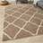 THE RUGS Myshaggy Collection Moroccan Brown, Beige, Grey, Blue