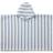 Liewood badponcho Paco 3-4 år, rand sky blue/creme