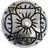 Villy Jensen Blomst 18mm