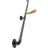 VEVOR Pipe Stair Handrail, 6FT Staircase Handrail, 440LBS Load Capacity Carbon Steel Pipe Handrail, Industrial Pipe Handrail with Wall Mount Support, Round