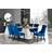 Canora Grey Athena Blue/Gray Dining Set 90x160cm 7pcs