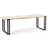 Sellyhome Horten Extendable Oak Craft / Black Matbord 80x240cm