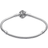 Pandora Disney Tinker Bell Clasp Moments Snake Chain Bracelet - Silver/Transparent