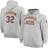 Mitchell & Ness Magic Johnson Heathered Gray Los Angeles Lakers Big & Tall Name & Number Pullover Hoodie