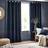 Yard Heavy Chenille Woven Velvet Eyelet Curtain 117cm x 137cm