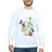 Disney Mickey And Minnie Christmas Tree Sweatshirt - White