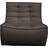 Ethnicraft N701 Dark Gray Fodskammel 76cm