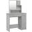 vidaXL Makeup Concrete Grey Sminkbord 35x86.5cm