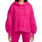 Nike Sportswear Phoenix Fleece Over-Oversized Pullover Hoodie Women's - Fireberry/Black