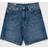 Levi's 468 tay Mellembl,å forvaskede og løse denimshorts-Blå