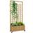 OutSunny Wooden Trellis Planter, Raised Garden Bed