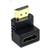 Nordic HDMI-N5011 HDMI - HDMI 270° Angled Adapter M-F