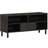vidaXL Black Cabinet Black 100 x 33 x 46 cm TV Bench