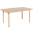 Beliani DELMAS Light Ash Wood 160 x 90 cm Dining Table
