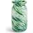 Hay Green Swirl Splash Roll Neck Small Vase