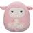 Jazwares Squishmallows Gosedjur Pink Lamb with Floral Ears and Belly Lala 30 cm