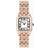Sekonda Monica Ladies Rose Gold Alloy Case & Full Stone Set Bracelet with White 40662
