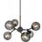 Halo Design Atom Smoky Pendant Lamp 45cm