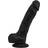 Loving Joy 8 Inch Realistic Silicone Dildo with Suction Cup and Balls Black 8 Inch Realistic Silicone Dildo with Suction Cup and Balls Black