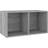 vidaXL Vinyl Grey Sonama Shelving System 71x36cm