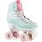 Rio Roller Script Skates Teal/Coral