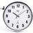 NORDIC Brands Tiq White/Silver Väggklocka 38cm
