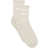 Alo Unisex Half-Crew Throwback Sock - Bone/White