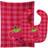 Carolines Treasures Baby Bib & Burp Cloth Strawberry Face