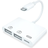 Nordic LGN-104 Lightning/ USB A - Lightning F-M Adapter