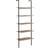 vidaXL Ladder Dark Brown/Black Steghylla 185cm