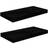 vidaXL 323830 Black Wall Shelf 50cm 2pcs