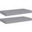 vidaXL 323851 Grey Væghylde 50cm 2stk