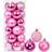 Shatchi 60mm/18Pcs Baubles Shatterproof Decorations Christmas Tree Ornament